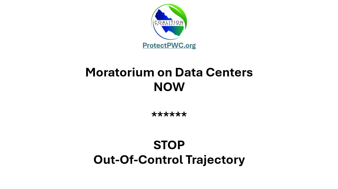 Data Center Moratorium – The Coalition to Protect Prince William County